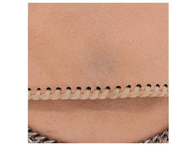 Stella Mc Cartney Borsa Stella McCartney Falabella Chain Bag Polyester Orange Silver 364519 Auth 206228 Argento Arancione - vista 2