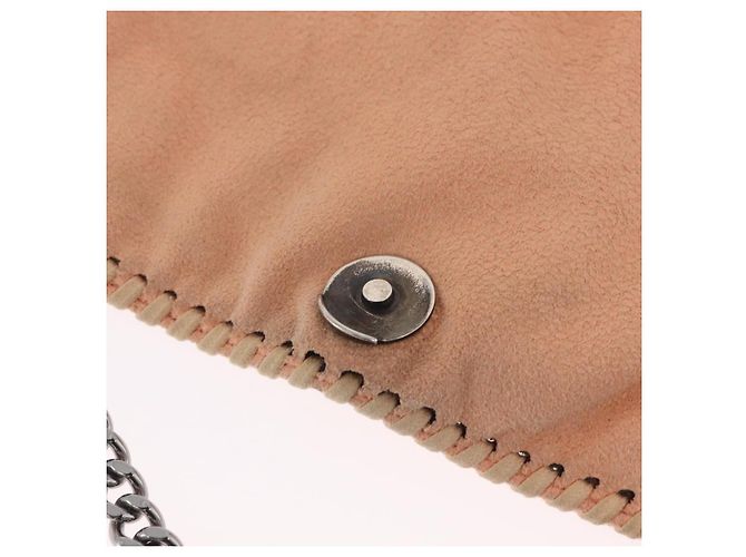 Stella Mc Cartney Borsa Stella McCartney Falabella Chain Bag Polyester Orange Silver 364519 Auth 206228 Argento Arancione - vista 20