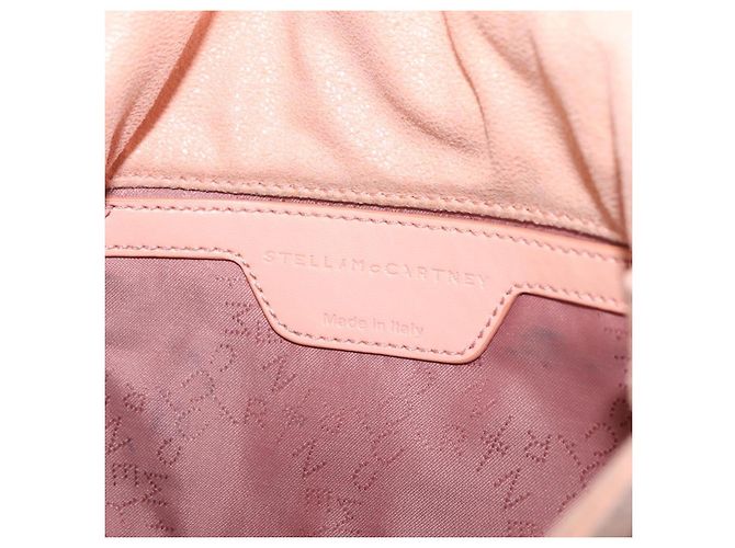 Stella Mc Cartney Borsa Stella McCartney Falabella Chain Bag Polyester Orange Silver 364519 Auth 206228 Argento Arancione - vista 22