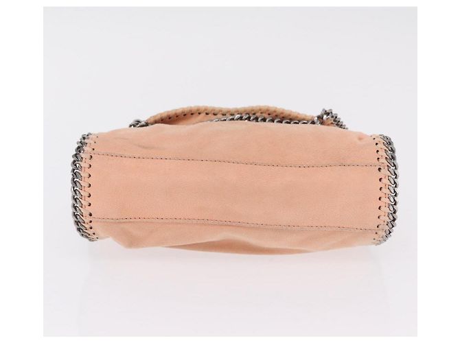 Stella Mc Cartney Borsa Stella McCartney Falabella Chain Bag Polyester Orange Silver 364519 Auth 206228 Argento Arancione - vista 6