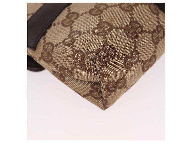 Gürteltasche GUCCI GG Canvas Beige Silver 131236 Auth ep15942 Silber - Ansicht 17