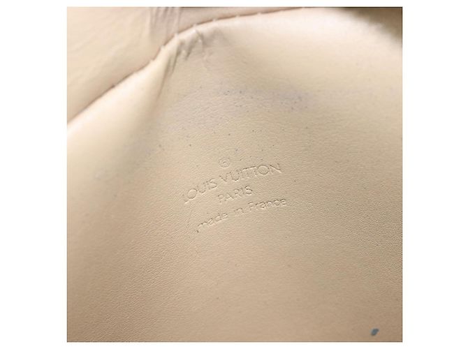 Borsa LOUIS VUITTON Monogram Vernis Tompkins Square Bag Beige M91149 LV Auth ep15870 - vista 24