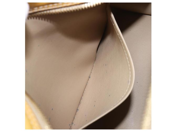 Borsa LOUIS VUITTON Monogram Vernis Tompkins Square Bag Beige M91149 LV Auth ep15870 - vista 27