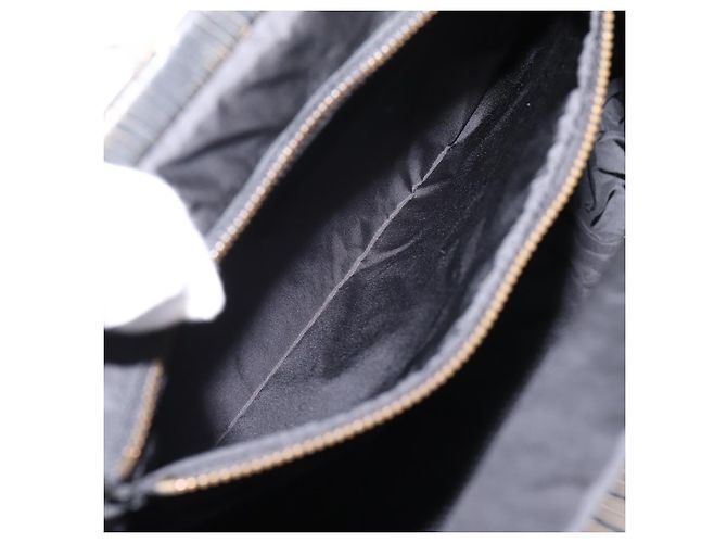 Borsa a tracolla Miu Miu in pelle nera e oro Auth 206289 Nero D'oro - vista 26