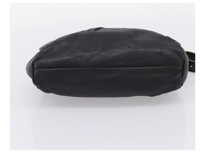 Borsa a tracolla Miu Miu in pelle nera e oro Auth 206289 Nero D'oro - vista 5