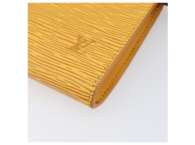 LOUIS VUITTON Epi Pochette Accessoires Pouch Yellow M52949 LV Auth bs37353 Amarillo - vista 15