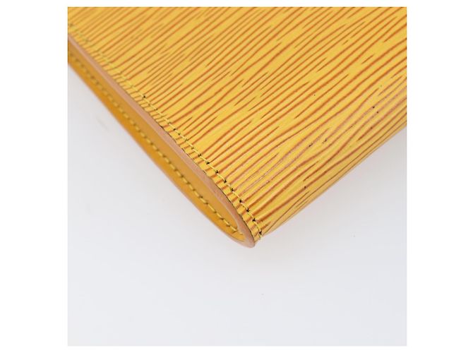 LOUIS VUITTON Epi Pochette Accessoires Pouch Yellow M52949 LV Auth bs37353 Amarillo - vista 16