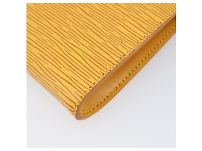 LOUIS VUITTON Epi Pochette Accessoires Pouch Yellow M52949 LV Auth bs37353 Amarillo - vista 17