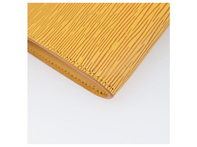 LOUIS VUITTON Epi Pochette Accessoires Pouch Yellow M52949 LV Auth bs37353 Amarillo - vista 18