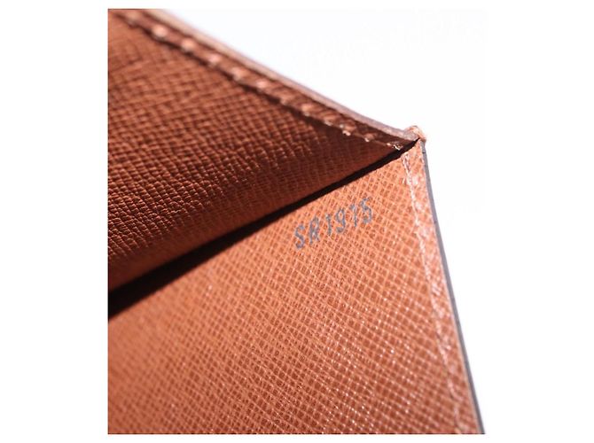 Borsa a mano LOUIS VUITTON Epi Monceau 28 Brown M52123 LV Auth BA15521 Marrone - vista 11