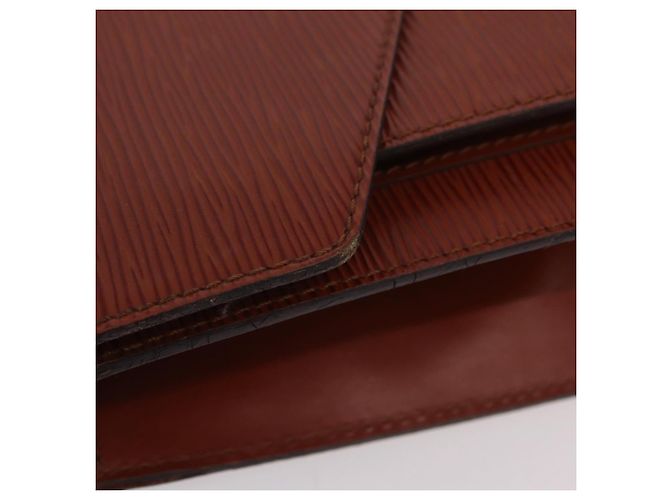 Borsa a mano LOUIS VUITTON Epi Monceau 28 Brown M52123 LV Auth BA15521 Marrone - vista 15