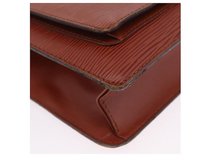 Borsa a mano LOUIS VUITTON Epi Monceau 28 Brown M52123 LV Auth BA15521 Marrone - vista 24
