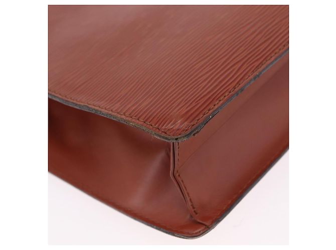 Borsa a mano LOUIS VUITTON Epi Monceau 28 Brown M52123 LV Auth BA15521 Marrone - vista 26