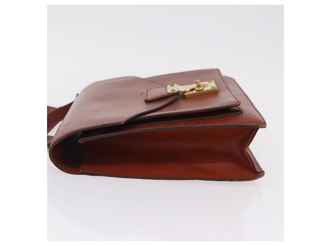 Borsa a mano LOUIS VUITTON Epi Monceau 28 Brown M52123 LV Auth BA15521 Marrone - vista 5