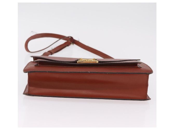 Borsa a mano LOUIS VUITTON Epi Monceau 28 Brown M52123 LV Auth BA15521 Marrone - vista 6