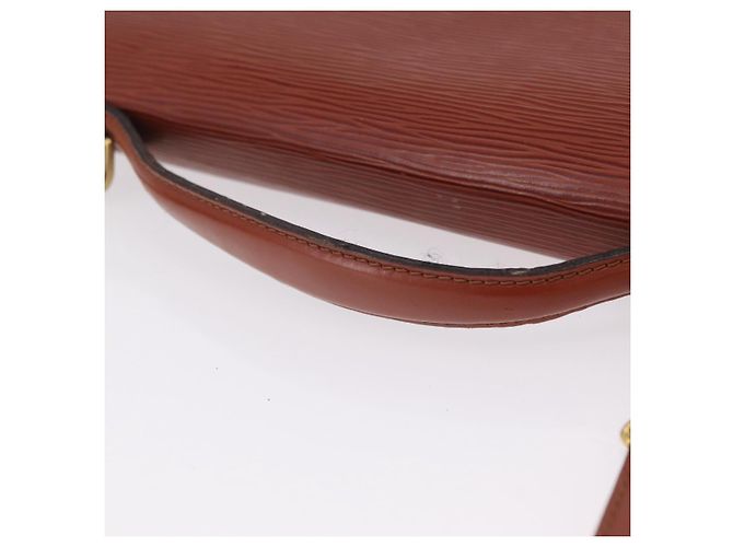 Borsa a mano LOUIS VUITTON Epi Monceau 28 Brown M52123 LV Auth BA15521 Marrone - vista 7