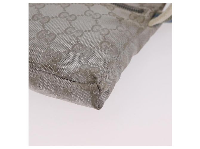 GUCCI GG Canvas Gürteltasche Silver 28566 Auth ep16179 Silber - Ansicht 20
