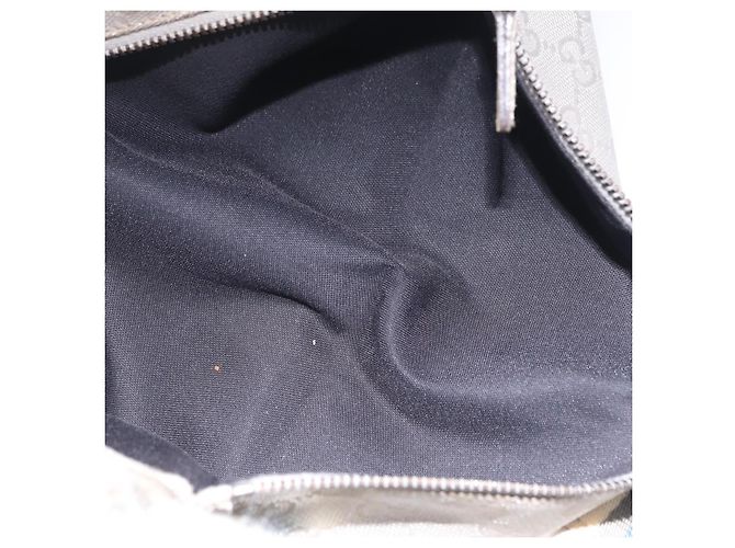 GUCCI GG Canvas Gürteltasche Silver 28566 Auth ep16179 Silber - Ansicht 28