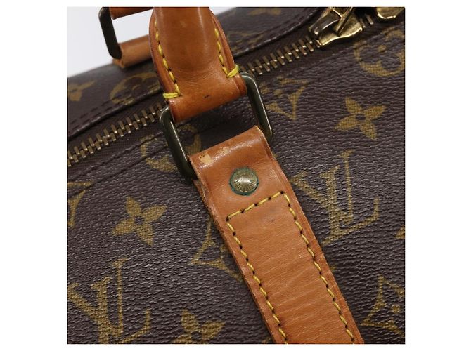 LOUIS VUITTON Monogram Keepall 55 Boston Bag M41424 LV Auth 202683A Monograma - vista 19