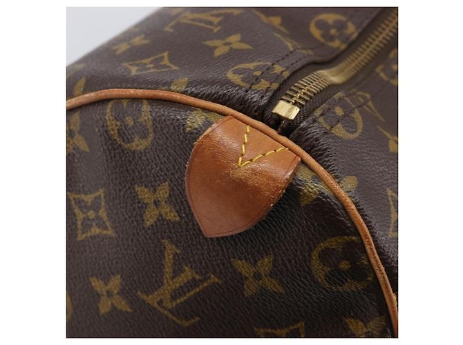 LOUIS VUITTON Monogram Keepall 55 Boston Bag M41424 LV Auth 202683A Monograma - vista 21