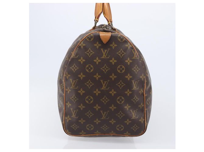 LOUIS VUITTON Monogram Keepall 55 Boston Bag M41424 LV Auth 202683A Monograma - vista 3
