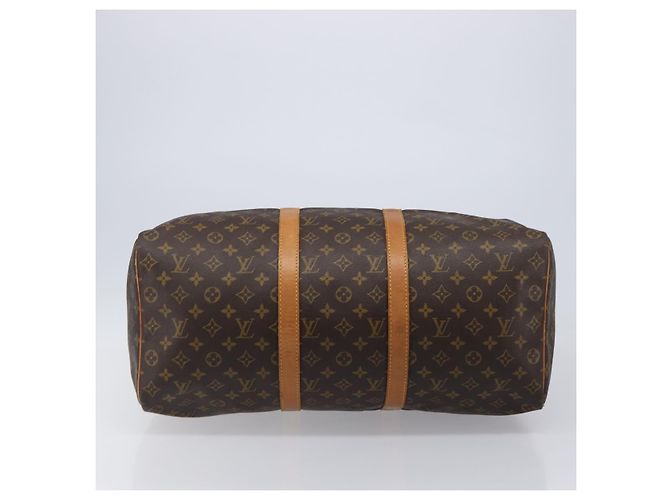 LOUIS VUITTON Monogram Keepall 55 Boston Bag M41424 LV Auth 202683A Monograma - vista 5