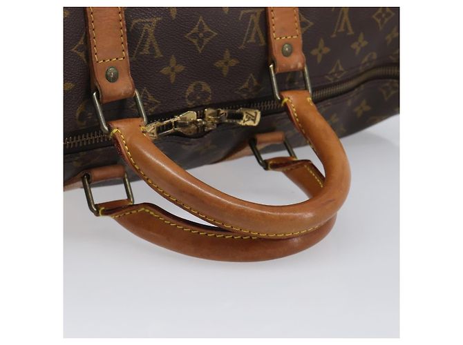 LOUIS VUITTON Monogram Keepall 55 Boston Bag M41424 LV Auth 202683A Monograma - vista 7