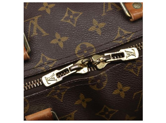 LOUIS VUITTON Monogram Keepall 55 Boston Bag M41424 LV Auth 202683A Monograma - vista 9