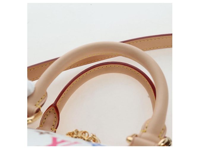 LOUIS VUITTON Monogram Multicolor Speedy Bandouliere 25 M45948 Auth 202510SM Bianco - vista 14