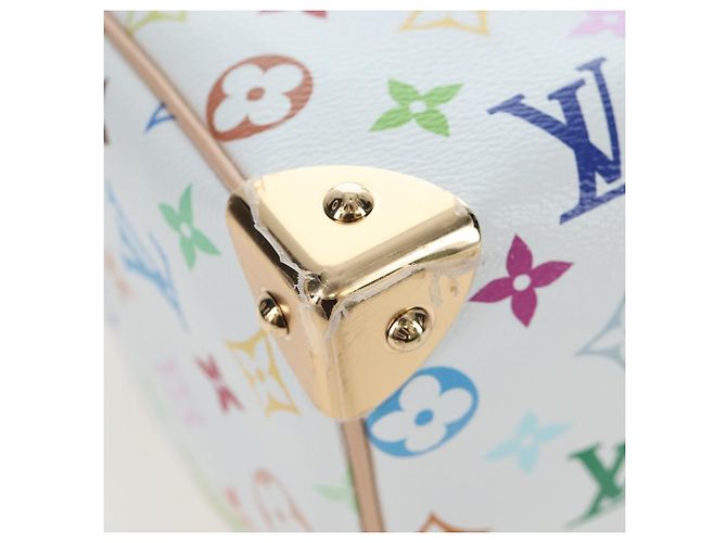 LOUIS VUITTON Monogram Multicolor Speedy Bandouliere 25 M45948 Auth 202510SM Bianco - vista 16
