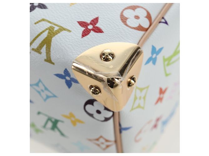 LOUIS VUITTON Monogram Multicolor Speedy Bandouliere 25 M45948 Auth 202510SM Bianco - vista 19