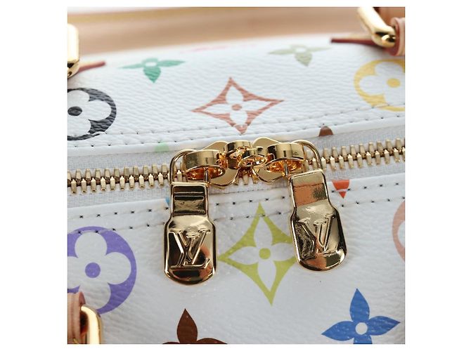 LOUIS VUITTON Monogram Multicolor Speedy Bandouliere 25 M45948 Auth 202510SM Bianco - vista 22