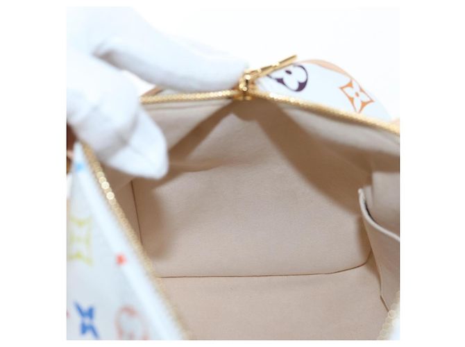 LOUIS VUITTON Monogram Multicolor Speedy Bandouliere 25 M45948 Auth 202510SM Bianco - vista 23