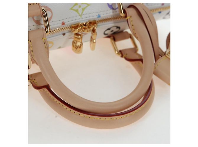 LOUIS VUITTON Monogram Multicolor Speedy Bandouliere 25 M45948 Auth 202510SM Bianco - vista 7