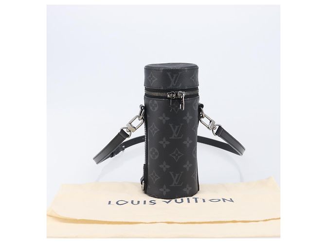 LOUIS VUITTON Monogram Eclipse Bottle Holder Porte Boutille GI0398 Auth 202678M Monogramme - vue 12