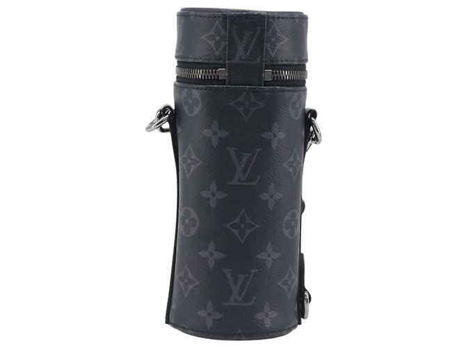 LOUIS VUITTON Monogram Eclipse Bottle Holder Porte Boutille GI0398 Auth 202678M Monogramme - vue 2