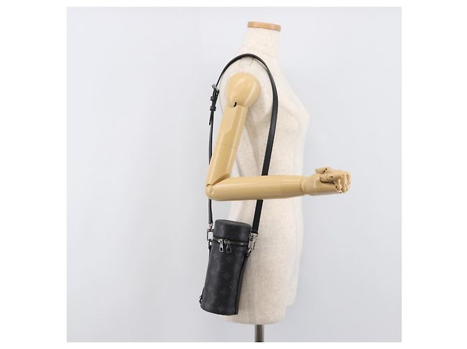 LOUIS VUITTON Monogram Eclipse Bottle Holder Porte Boutille GI0398 Auth 202678M Monogramme - vue 24