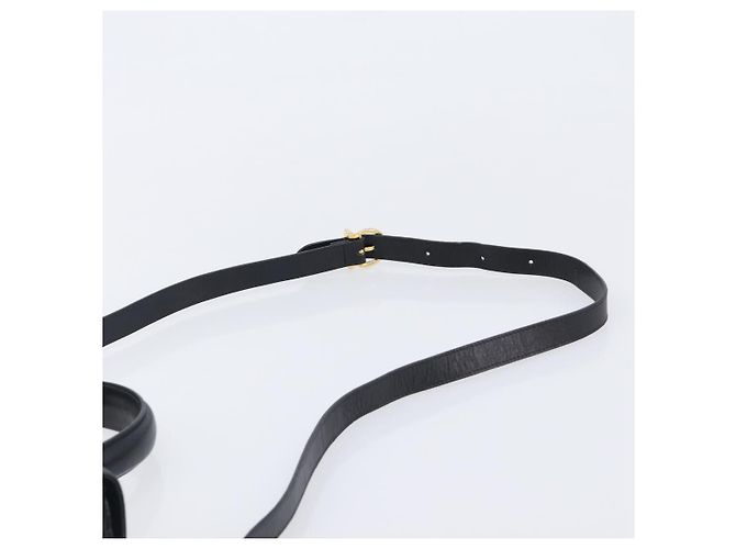 Borsa Salvatore Ferragamo Gancini in pelle 2way Nero Oro Auth ka6377 D'oro - vista 15