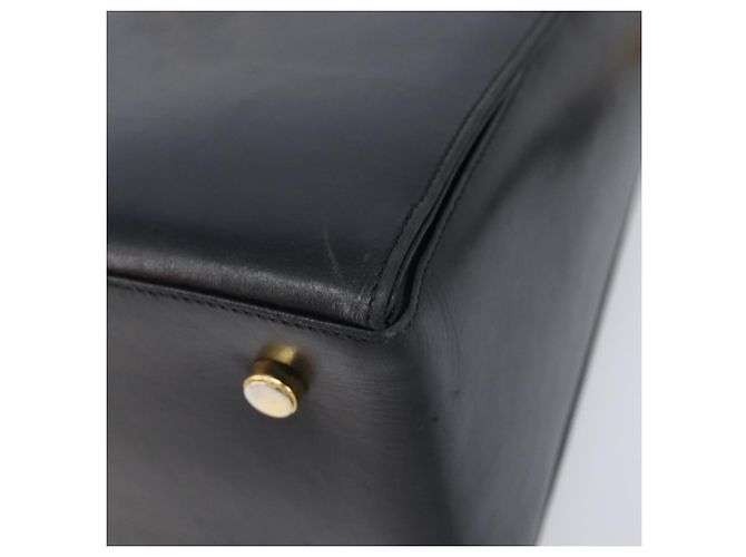 Borsa Salvatore Ferragamo Gancini in pelle 2way Nero Oro Auth ka6377 D'oro - vista 17