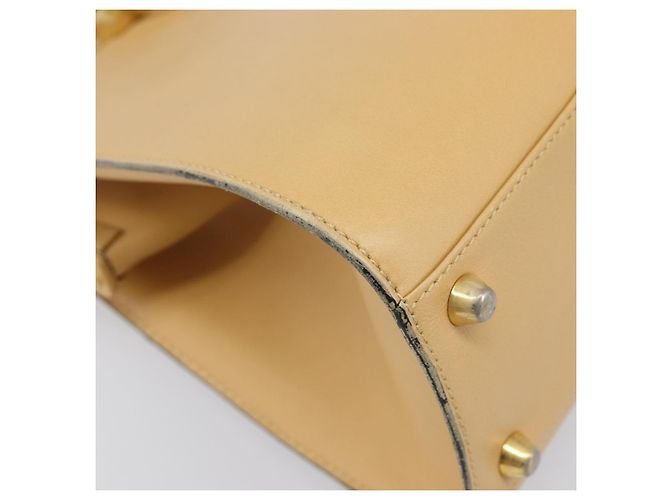 Borsa Christian Dior in pelle beige e oro autentica ep15958 D'oro - vista 15