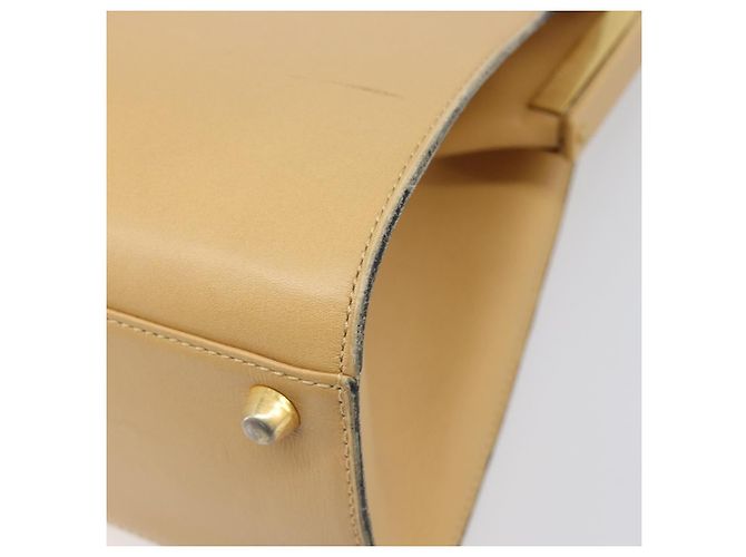 Borsa Christian Dior in pelle beige e oro autentica ep15958 D'oro - vista 16