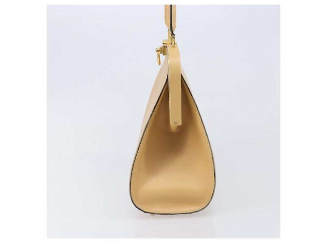 Borsa Christian Dior in pelle beige e oro autentica ep15958 D'oro - vista 3