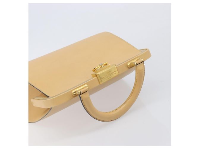 Borsa Christian Dior in pelle beige e oro autentica ep15958 D'oro - vista 6