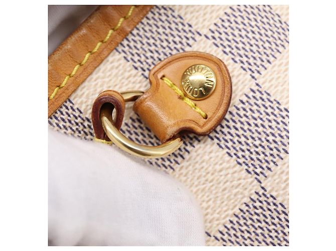 Borsa Tote LOUIS VUITTON Damier Azur Neverfull PM N41362 LV Auth 206233A - vista 10