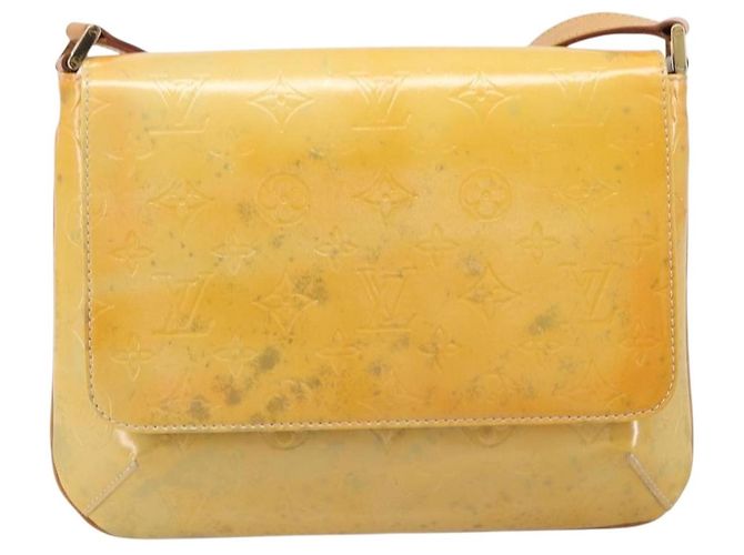 LOUIS VUITTON Monogram Vernis Thompson Street Bag Gris M91008 LV Auth ep15855 Grigio - vista 13