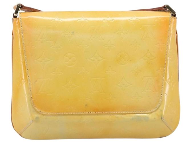 LOUIS VUITTON Monogram Vernis Thompson Street Bag Gris M91008 LV Auth ep15855 Grigio - vista 2