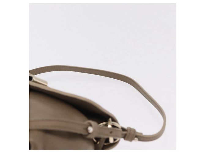 Chloé Chloe Lily Schultertasche Leder 2way Beige Gold Auth 206105A Golden - Ansicht 14
