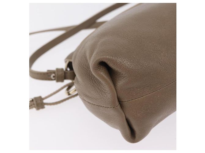 Chloé Chloe Lily Schultertasche Leder 2way Beige Gold Auth 206105A Golden - Ansicht 19