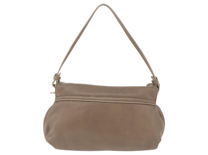 Chloé Chloe Lily Schultertasche Leder 2way Beige Gold Auth 206105A Golden - Ansicht 2