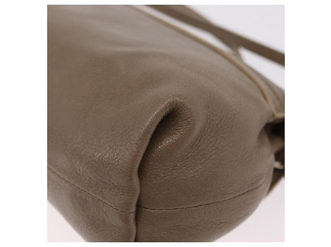 Chloé Chloe Lily Schultertasche Leder 2way Beige Gold Auth 206105A Golden - Ansicht 20